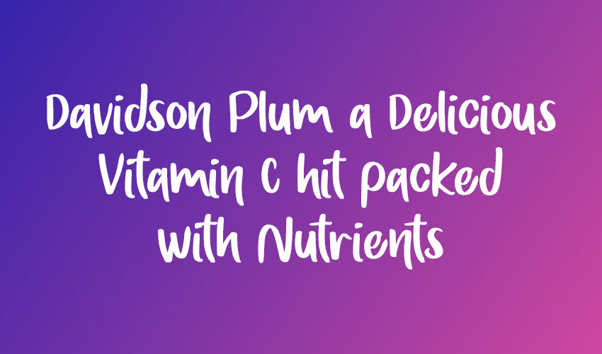 Packed with Nutrients