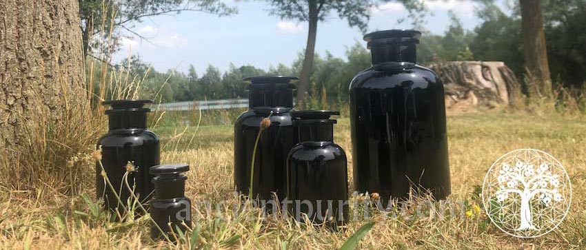 Miron Glass Apothecary Jars