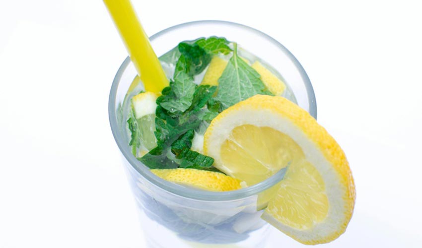 Lemon-Mint Sparkler