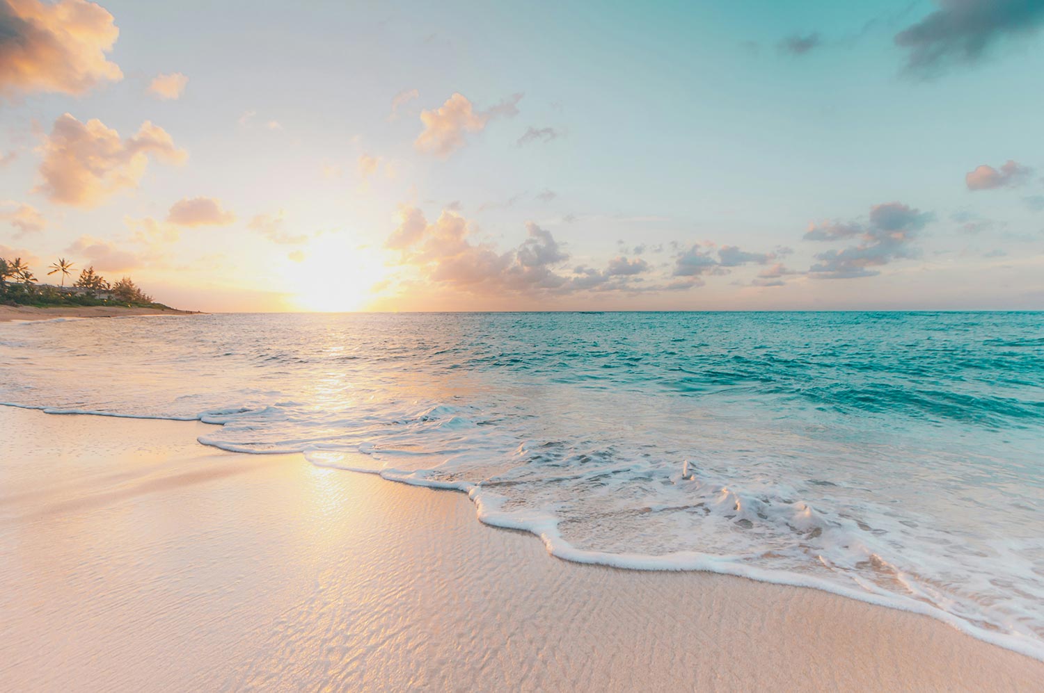 Sunset over the ocean, representing a marine source of DHA and EPA
