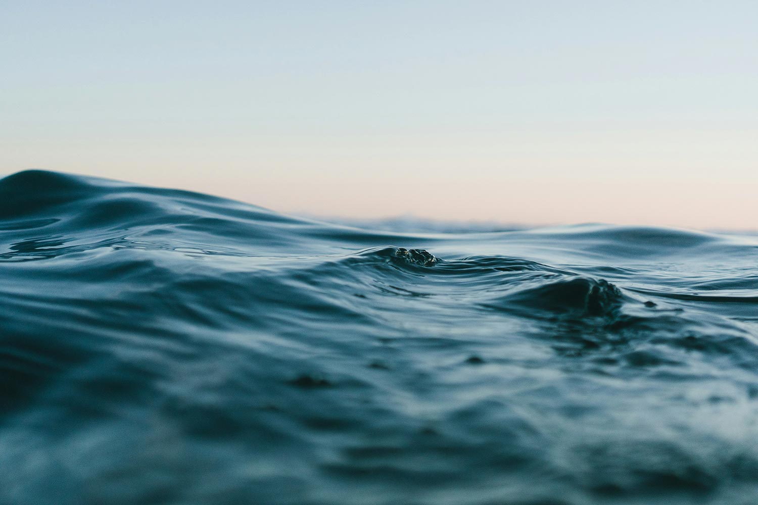 Close-up of ocean water representing Antarctic krill sourcing